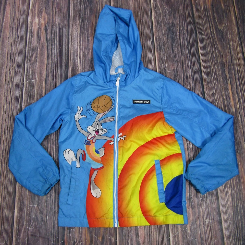 Space Jam A New Legacy Members Only Jacket Youth 10/12 Bugs Bunny Tune Squad